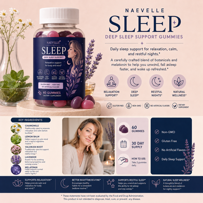 SLEEP gummies ingredients: Magnesium L-Threonate, L-Theanine and GABA