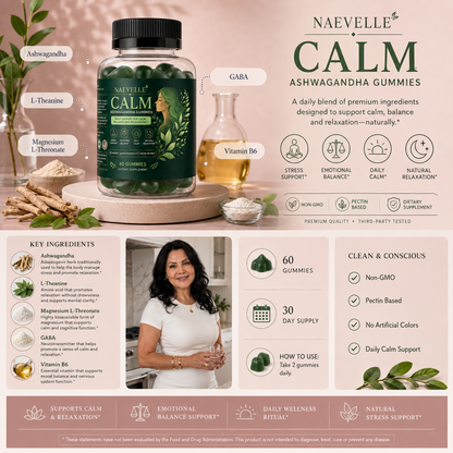 CALM adaptogen gummies with ashwagandha, benefits and ingredients