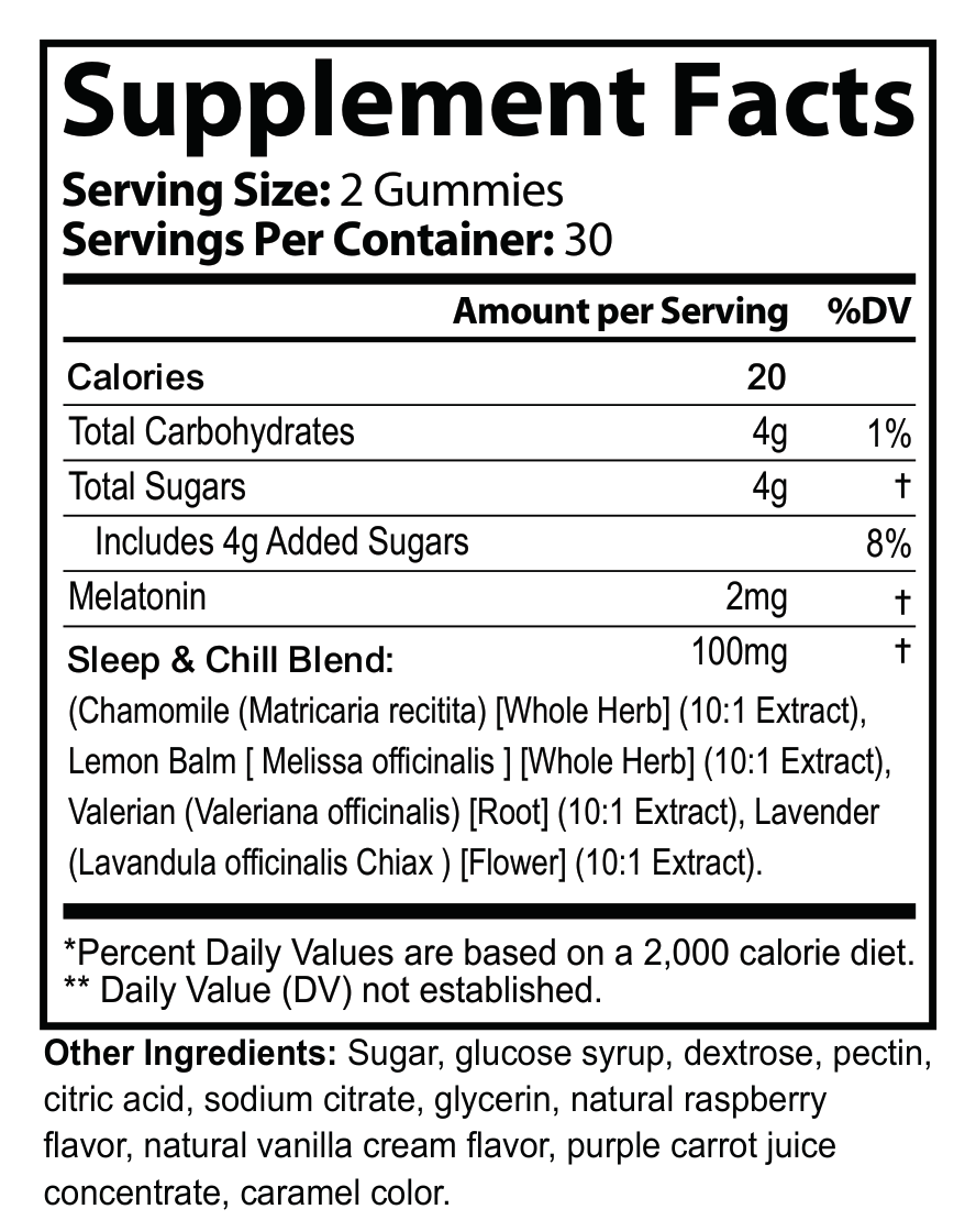 Naevelle SLEEP deep sleep support gummies close-up